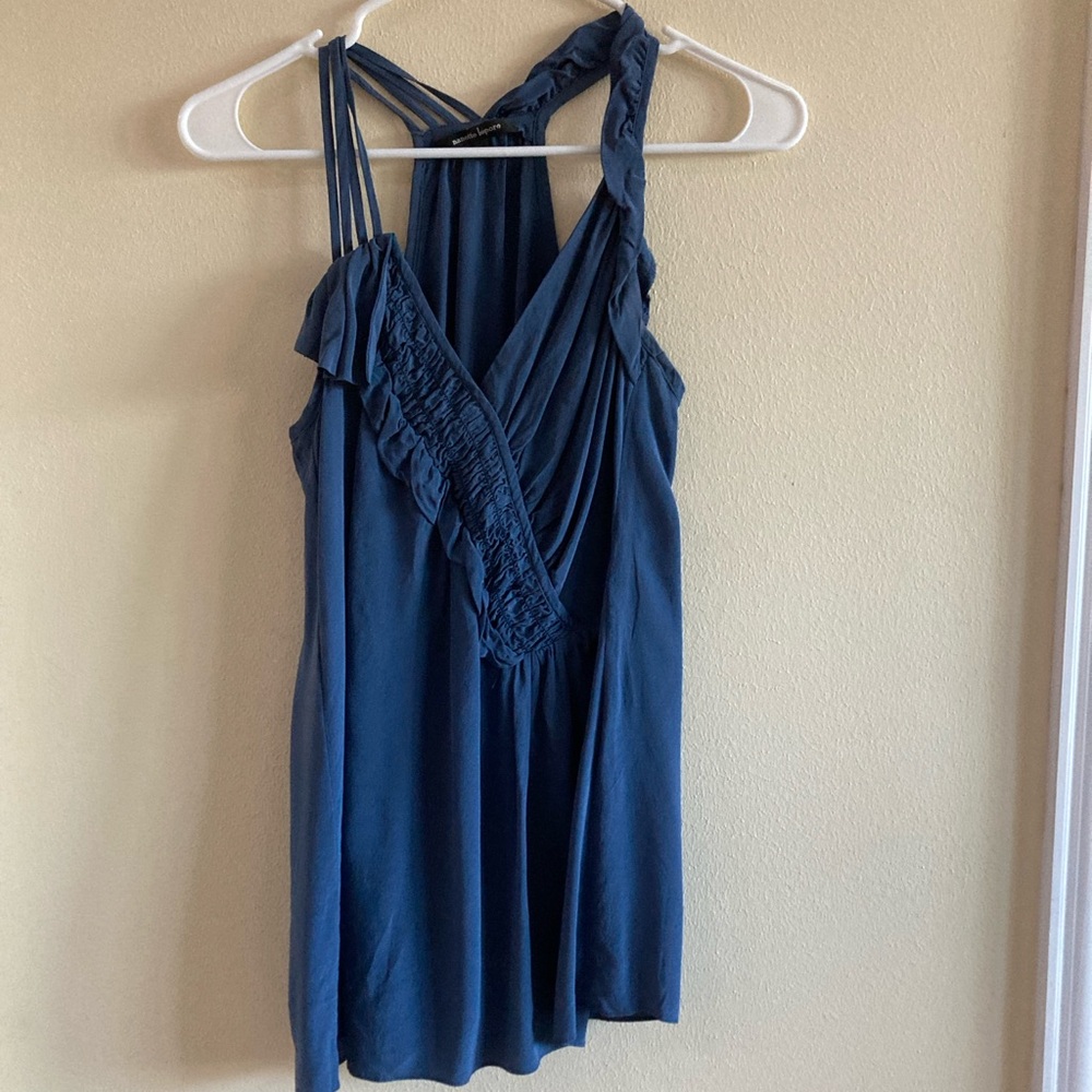 Nanette Lepore Navy Strappy Top